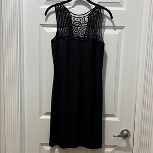 Chic Black Lace Midi Dress